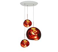 Tom Dixon Melt Pendant System Copper LED Pendelleuchte, Trio Round