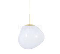 Tom Dixon Melt Suspension LED opale/doré - ø50 cm , Vente d'entrepôt, neuf, emballage d'origine Ce luminaire comporte des modules à LED prémontés de classes énergétiques A A