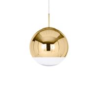 Tom Dixon Mirror Ball Suspension LED doré - ø40 cm
