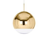 Tom Dixon Mirror Ball Suspension LED doré - ø50 cm