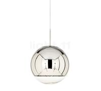 Tom Dixon Mirror Ball Suspension LED, chrome - ø25 cm Ce luminaire comporte des modules à LED prémontés de classes énergétiques A A++, A+, A