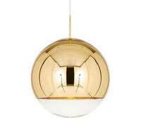 Tom Dixon Mirror Ball Suspension LED doré - ø50 cm