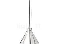 Tom Dixon Pose Suspension LED argenté - ø25 cm