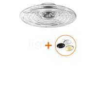 Tom Dixon Press Applique/Plafonnier LED ø35 cm - incl. capuchons argenté/doré/noir Ce luminaire comporte des modules à LED prémontés de classes énergétiques A A++, A+, A