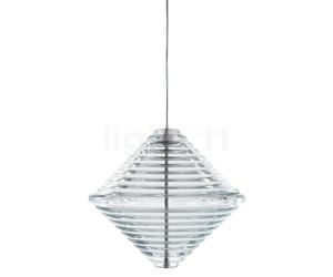 Tom Dixon Press Cone Suspension LED transparent - 2.700 K Ce luminaire comporte des modules à LED prémontés de classes énergétiques A A