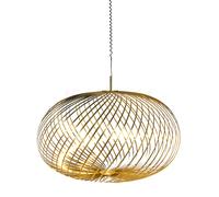 Tom Dixon Spring Suspension LED laiton - medium Ce luminaire comporte des modules à LED prémontés de classes énergétiques A A++, A+, A