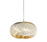 Tom Dixon Spring Suspension LED laiton - small Ce luminaire comporte des modules à LED prémontés de classes énergétiques A A++, A+, A