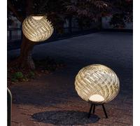 Tom Dixon Whirl Lampadaire/Suspension sur batterie, LED, WHS02CH+LEDPH01BKUN,