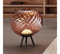 Tom Dixon Whirl Lampadaire/Suspension sur batterie, LED, WHS02CO+LEDPH01BKUN,