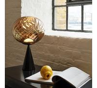 Tom Dixon Whirl Lampe de table LED à 1 source lumineuse, WHS01GO+CONT01BKUN+LEDTC11UN,