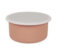 Tom ET Zoe, PU0021, Bol en Silicone pour bébé, Design coloré et Pratique, sans BPA, léger et Facile à Nettoyer, avec cuillère Incluse, idéal pour Repas à la Maison ou en déplacement, Couleur Assortie
