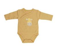Tom ET ZOÉ - PU0037 Body Ergonomique Bébé 0-3 Mois, Textile Doux et Respirant, Boutons-Pression Pratiques, Lot de 2, Jaune, Bleu, Rose, Gris, Couleur Assortie