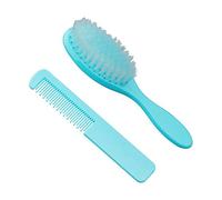 TOM ET ZOÉ - PU1010 Brosse et Peigne Bébé, Doux et Ergonomiques, Bain et Soin, Sans BPA, Design Attrayant, Cadeaux Idéaux, Rose/Blanc/Bleu, 6 Mois, Design Assorti