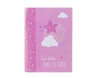 Tom ET ZOÉ - PU1087 Protège Carnet de Santé Coloré et Ludique - Espaces Informations Médicales, Léger, Personnalisable, Taille Standard, Couleurs Assorties, Bleu