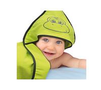 Tom ET ZOÉ - TX7233 Cape de Bain Douce et Absorbante Bébé, Motifs Brodés Élégants, Facile à Utiliser, 75x75 cm, Rose, Noir, Gris, Bleu, Couleurs Assorties