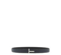 Tom Ford - Adjustable Reversible Hammered Leather Belt - Homme - Accessoires - Noir - Taille: 115 CM