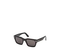 TOM FORD Homme TOM FORD FT1333 ANDY-02 01A Lunettes de soleil Acétate Noir Fumée Carré Normale