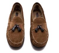 TOM FORD Berwick En Peau De Mouton Mocassins Suédés À Franges 42