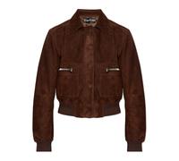Tom Ford - Blouson en daim - Femme - Vestes - Brun - Taille: 36 FR