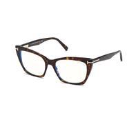 Tom Ford - Blue Block Cat Eye Opticals - unisex - Accessoires - Brun - Taille: 54 MM