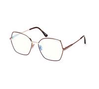 Tom Ford - Blue Block Lunettes de soleil - Femme - Accessoires - Jaune - Taille: 56 MM