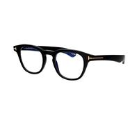 Tom Ford - Blue Block Round Opticals - Homme - Accessoires - Noir - Taille: 47 MM