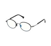 Tom Ford - Blue Block Round Opticals - unisex - Accessoires - Noir - Taille: 49 MM