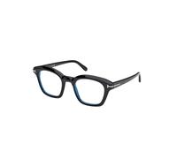 Tom Ford - Blue Block Square Optical Frame - Homme - Accessoires - Noir - Taille: 49 MM