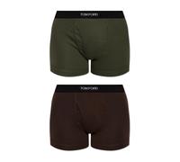 Tom Ford - Boxer en coton deux pièces avec logo - Homme - Sous-vêtements - Multicolore - Taille: XL