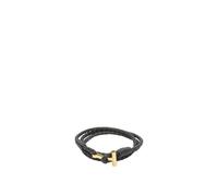 TOM FORD bracelet en cuir tressé homme marron - L