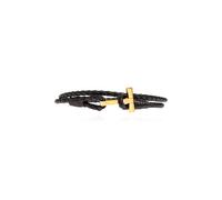 Tom Ford - Bracelet T en cuir tressé - Homme - Accessoires - Brun - Taille: XL