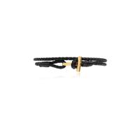 Tom Ford - Bracelet T en cuir tressé - Homme - Accessoires - Noir - Taille: L