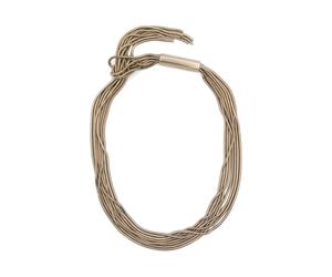 Tom Ford - Brass Axis Necklace - Femme - Accessoires - Jaune - Taille: ONE Size