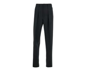 Tom Ford - Broken Twill Double Pleat Pant - Homme - Pantalons - Noir - Taille: L