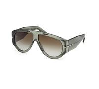 Tom Ford - Bronson Lunettes de soleil - Homme - Accessoires - Vert - Taille: 60 MM