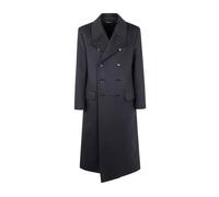 Tom Ford - Cashmere Officer Coat - Homme - Manteaux - Noir - Taille: XL