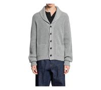 Tom Ford - Cashmere Shawl Collar Cardigan - Homme - Pulls - Gris - Taille: L