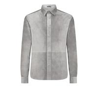 Tom Ford - Cashmere Suede Shirt - Homme - Chemises - Gris - Taille: XL