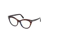 Tom Ford - Cat Eye Eyeglasses - Femme - Accessoires - Brun - Taille: 53 MM