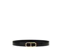 Tom Ford - Ceinture en cuir à double boucle - Homme - Accessoires - Noir - Taille: 105 CM
