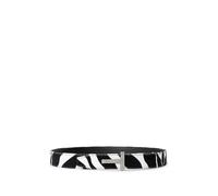 Tom Ford - Ceinture Velvet Blanc/Noir - Femme - Accessoires - Blanc - Taille: 85 CM
