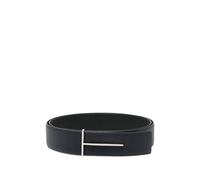 Tom Ford - Grain Leather Slim T Reversible Belt - Homme - Accessoires - Noir - Taille: 105 CM