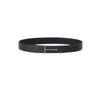 Tom Ford - Ceinture fine réversible en cuir grainé T - Homme - Accessoires - Noir - Taille: 95 CM