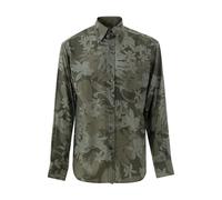 Tom Ford - Chemise à Fleurs Vertes - Homme - Chemises - Vert - Taille: S