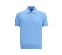 Tom Ford - Cotton Polo - Homme - Tops - Bleu - Taille: XL