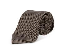 Tom Ford - Cravate micro-motif - Homme - Accessoires - Beige - Taille: ONE Size