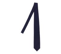 Tom Ford - Cravate Micro Motifs Pois - Homme - Accessoires - Bleu - Taille: ONE Size