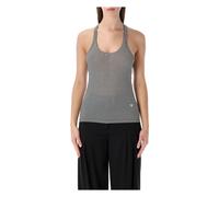 Tom Ford - Débardeur en Viscose Rayée - Femme - Tops - Gris - Taille: 38 FR