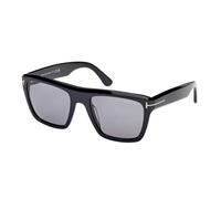 TOM FORD Homme FT1077-N ALBERTO 01D Lunettes de soleil Acétate Noir Gris Carré Polarisé