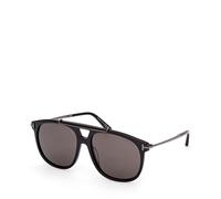 TOM FORD Unisex TOM FORD FT1306 SAM-02 01A Lunettes de soleil Acétate Noir Fumée Carré Normale